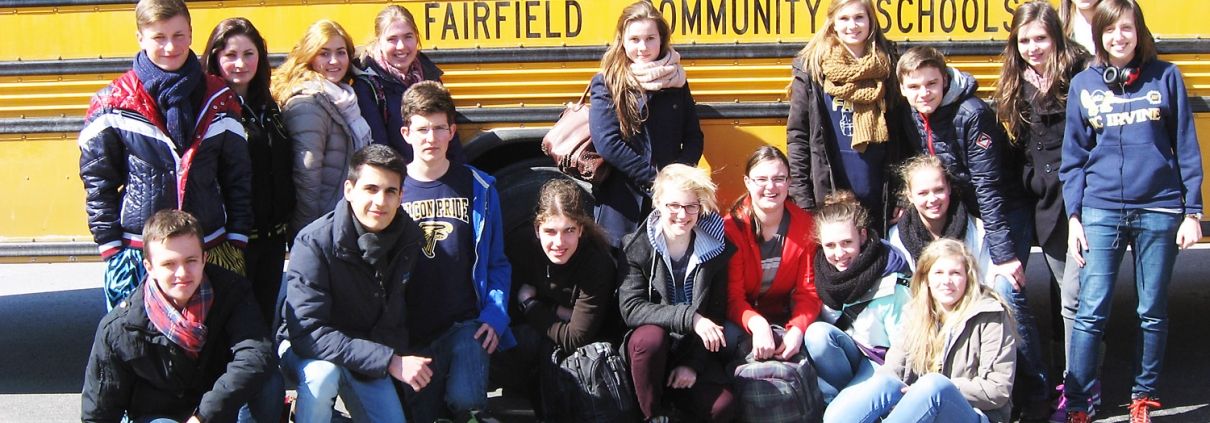 Austausch schüler der internatsschule steinmühle deutschland beim schüleraustausch in den usa