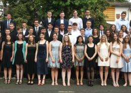 gruppenfoto von schülerinnen und schülern aus dem internat landschulheim steinmühle in marburg, hessen