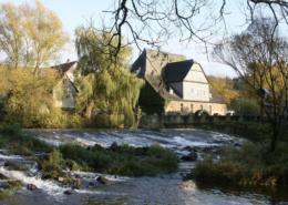 idyllische natur rund um das förderinternat landschulheim steinmühle für schwererziehbare und hochbegabte schülerinnen und schüler in marburg, hessen