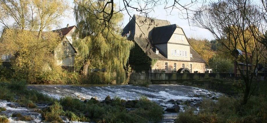 Idyllic natural surroundings at the Steinmühle boarding school and nature camp in Marburg, Hesse, for students with behavioral challenges and gifted students